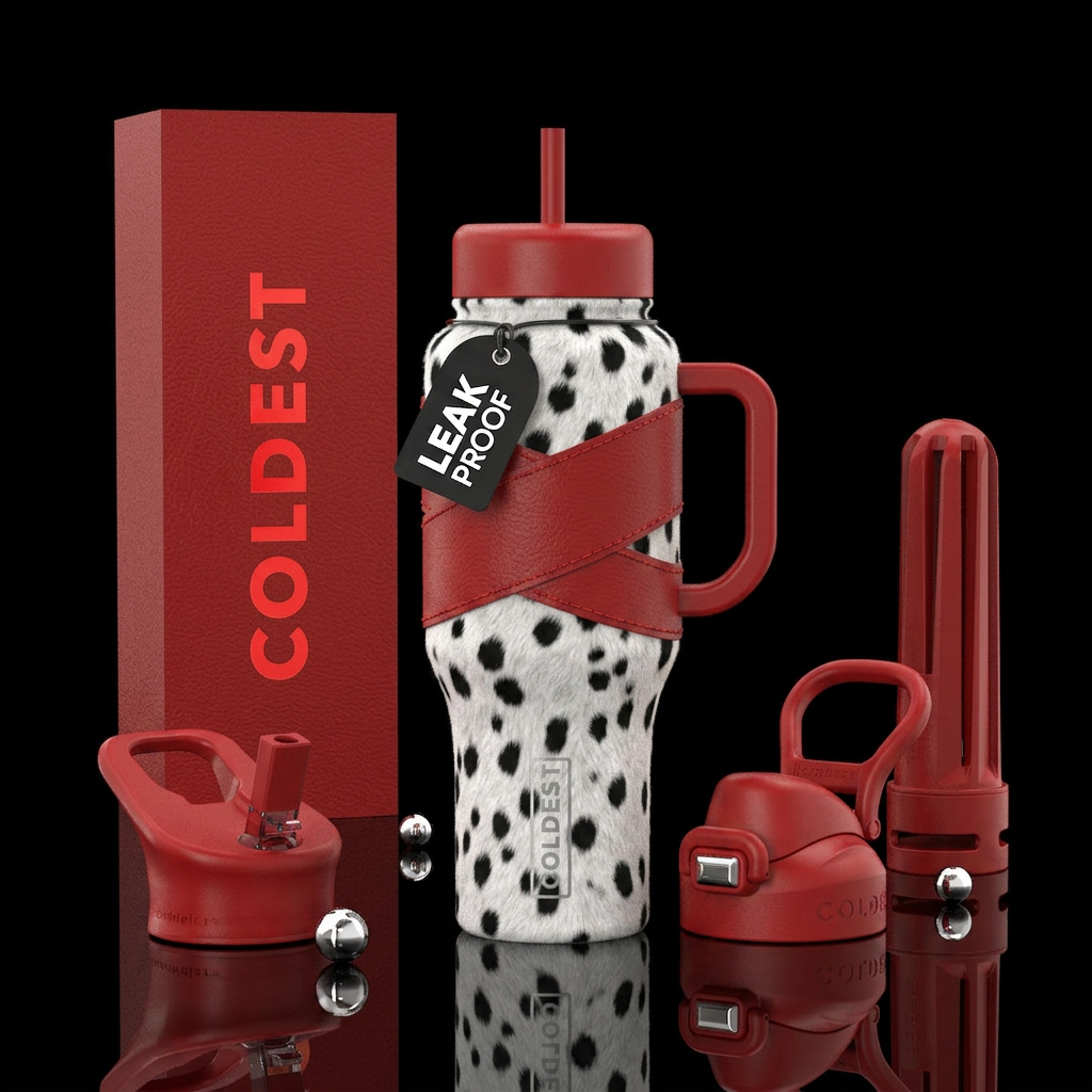 Cruela Deville water bottle design
