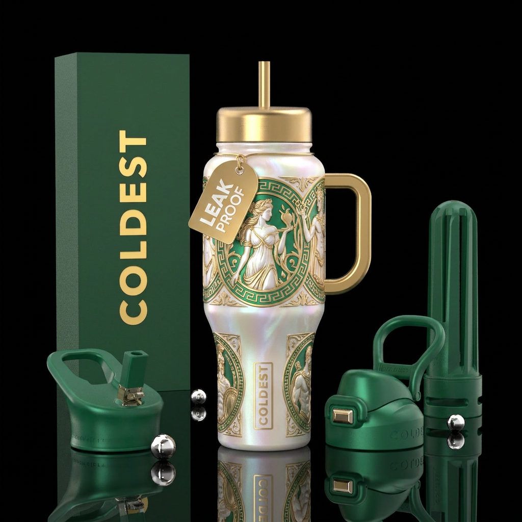 Ancient Times water bottle design