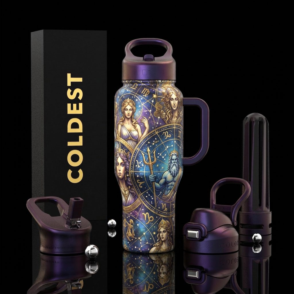 Star Charts water bottle design