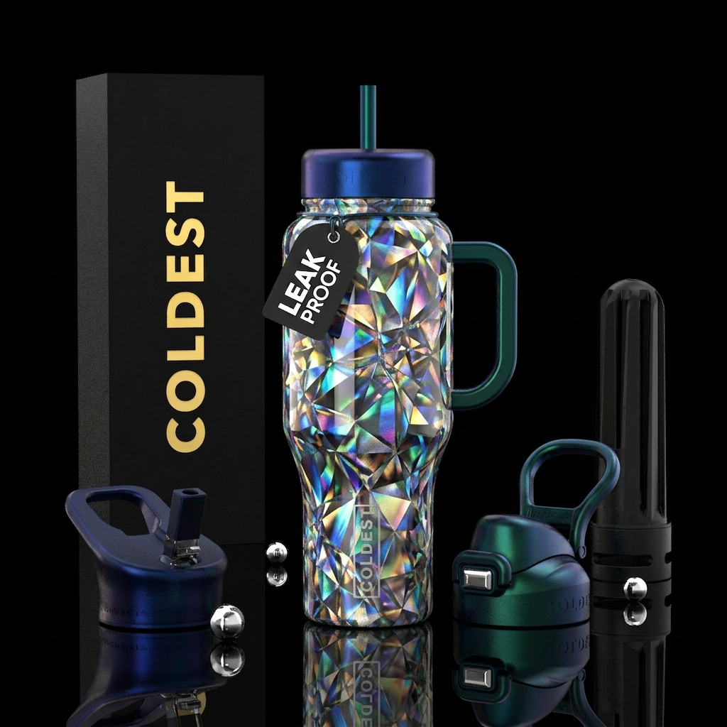 Diamond Mine water bottle design