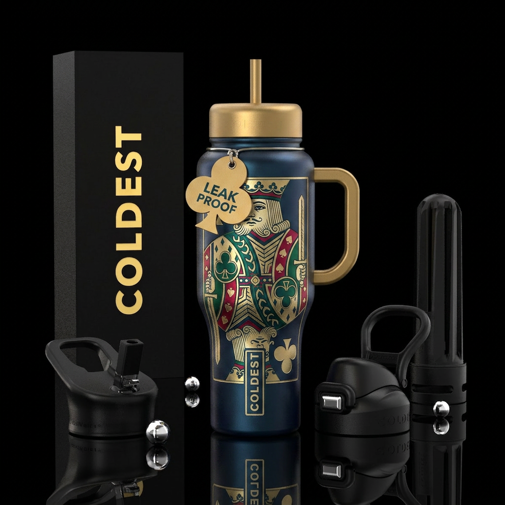 King of club's, sexy appealing water bottle design