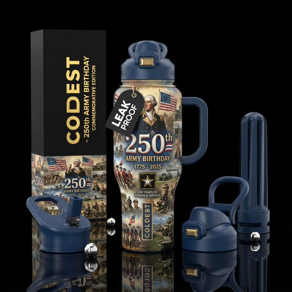 250th Army Birthday water bottle design