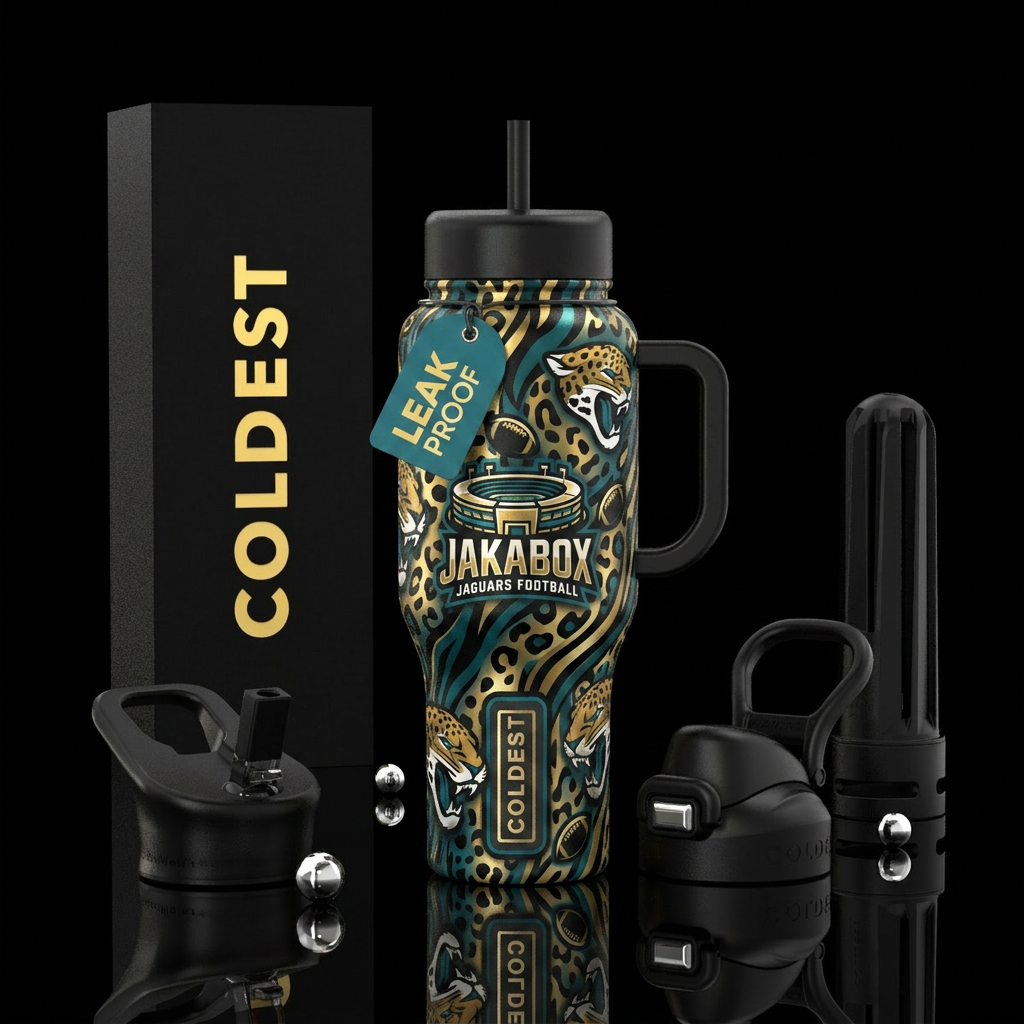 JAGUARS FOOTBALL water bottle design