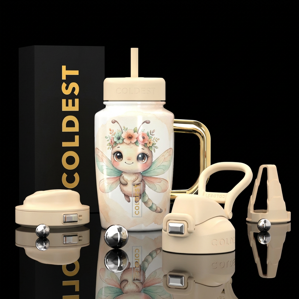 Petal Drift water bottle design