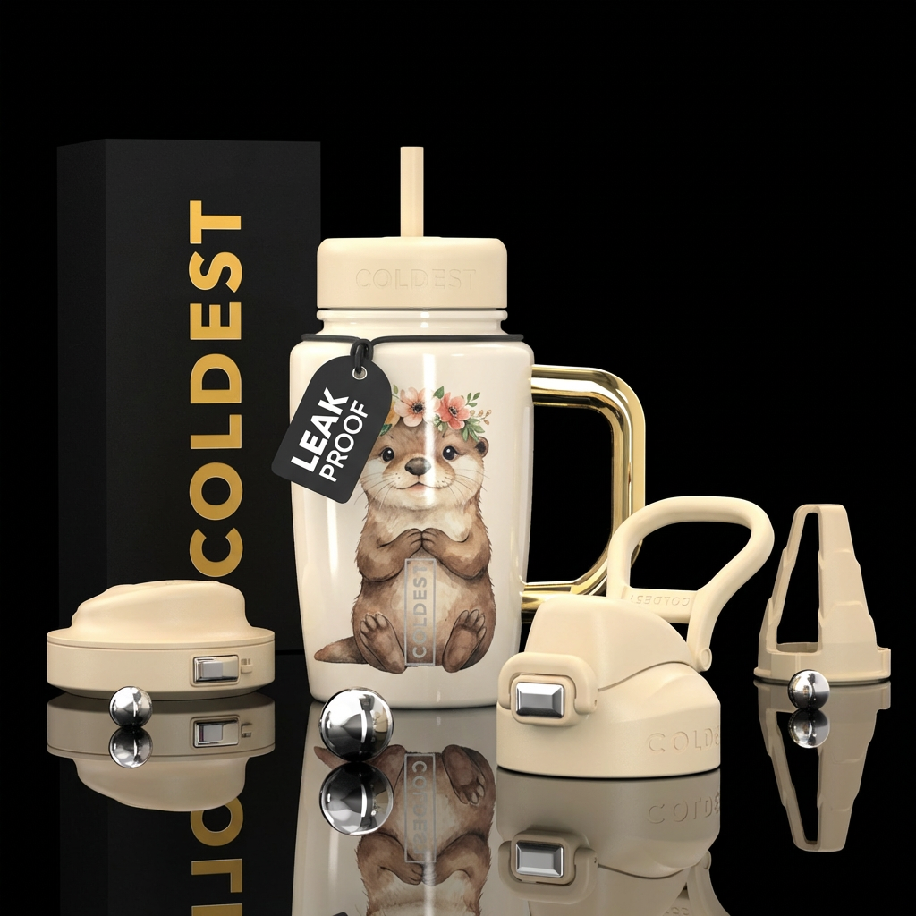 Petal Paws water bottle design