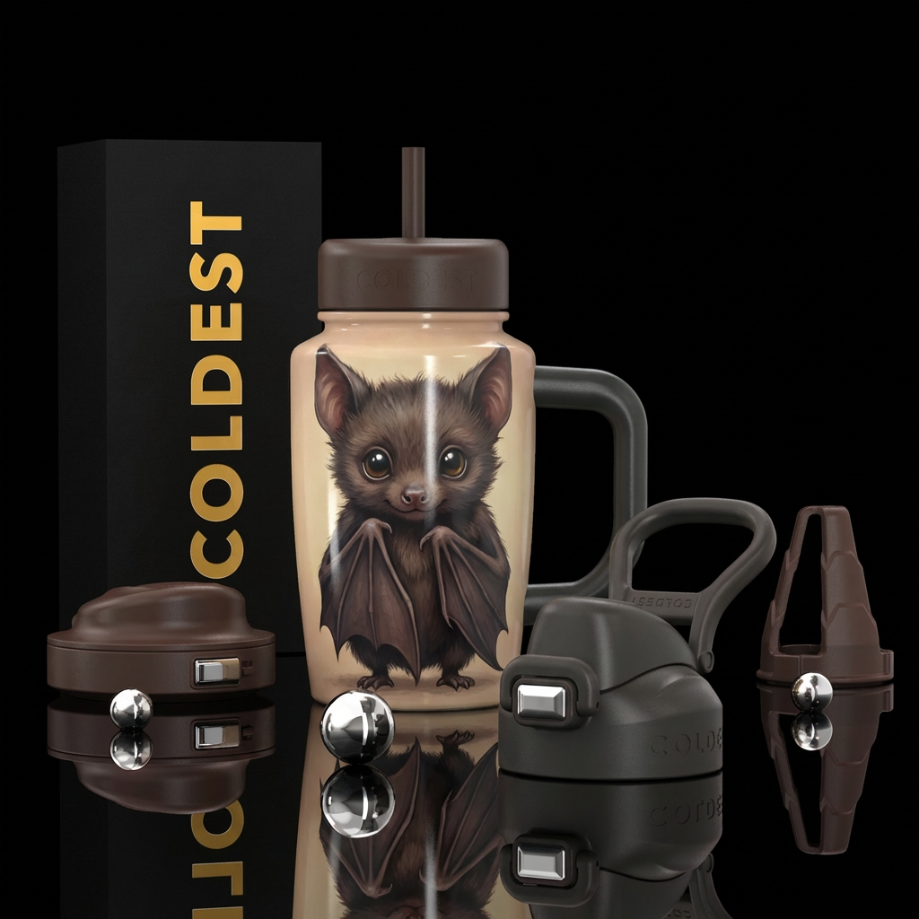 Little Bat water bottle design