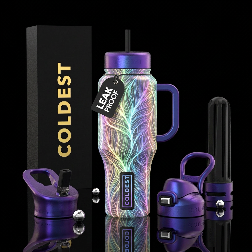 Prism Veil water bottle design