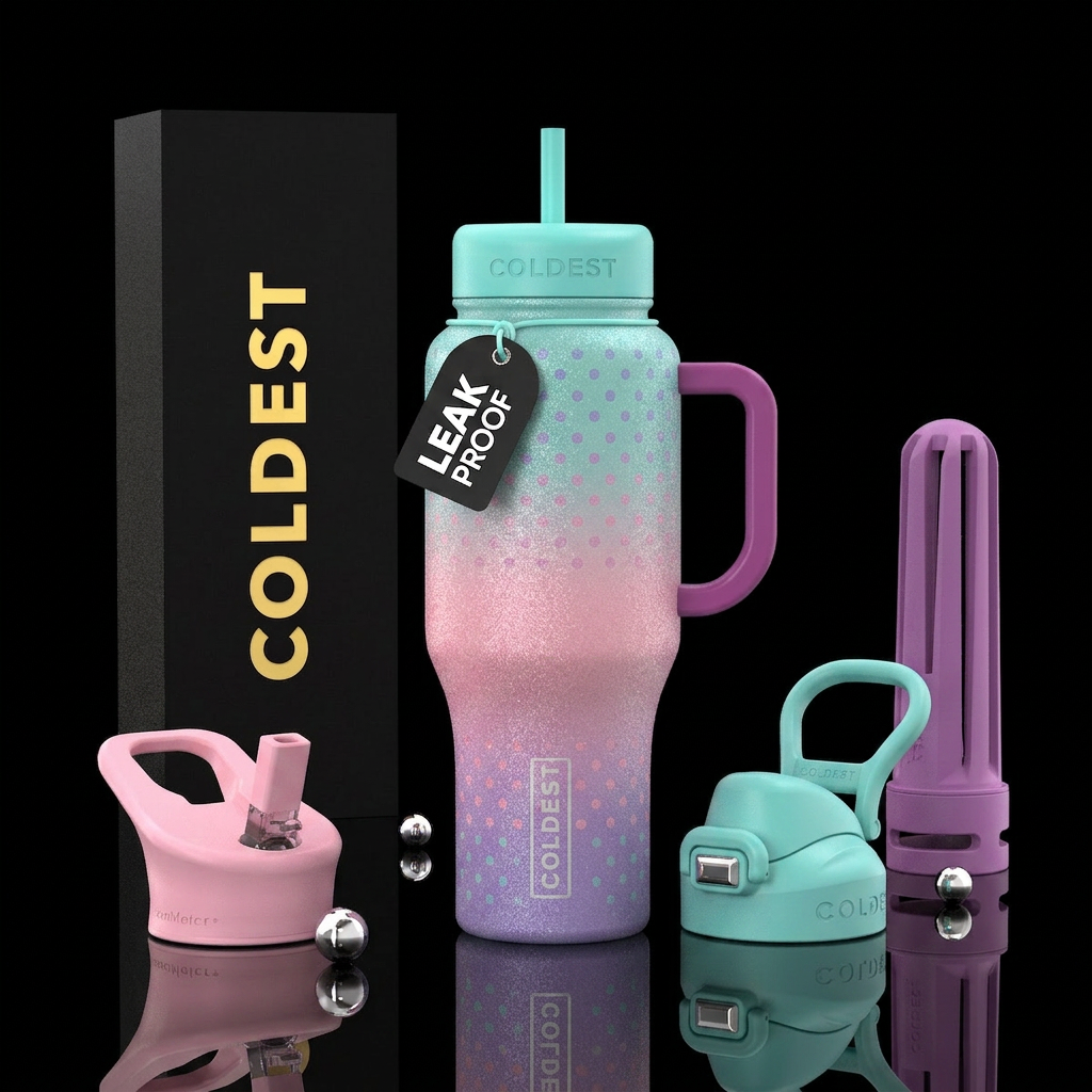 Ombre Dreams water bottle design