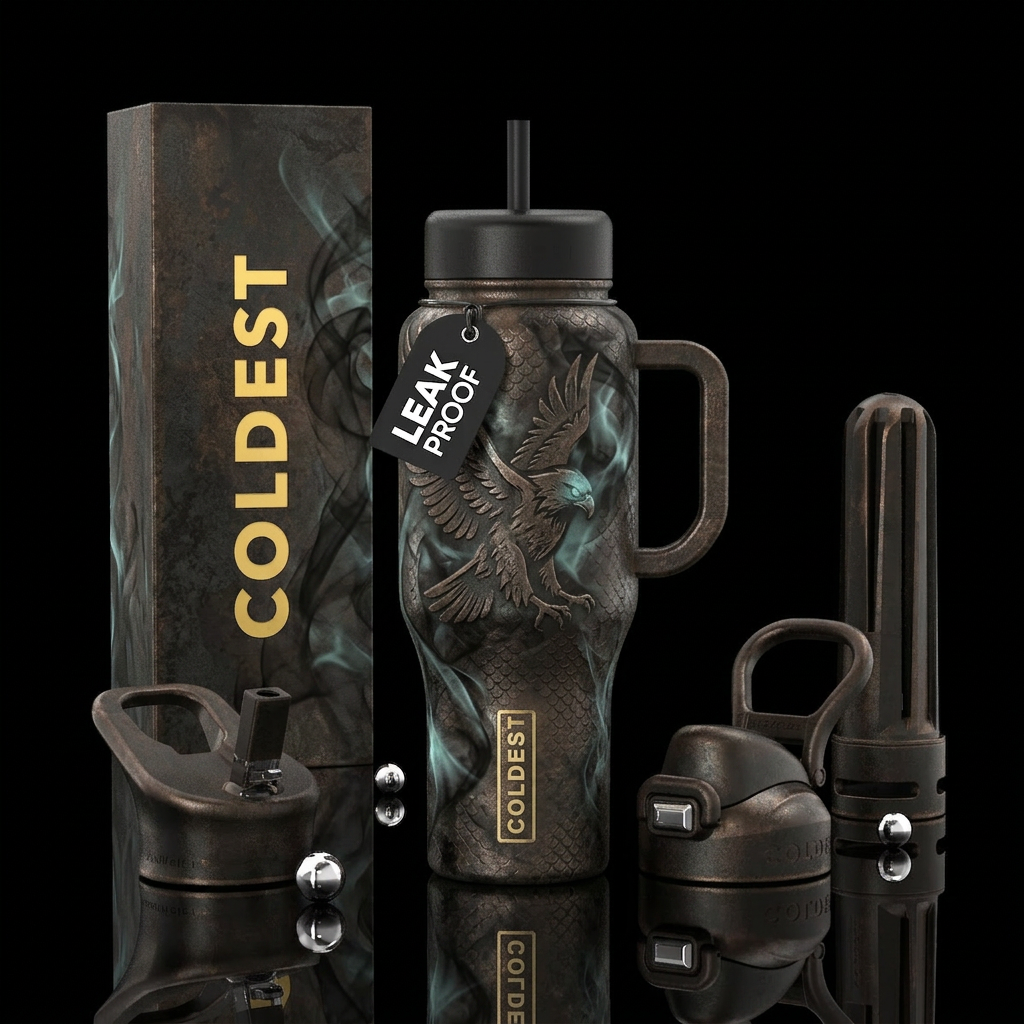 eagles Claw water bottle design