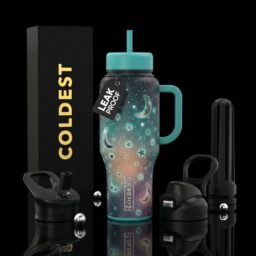 Wishing on the Stars water bottle design