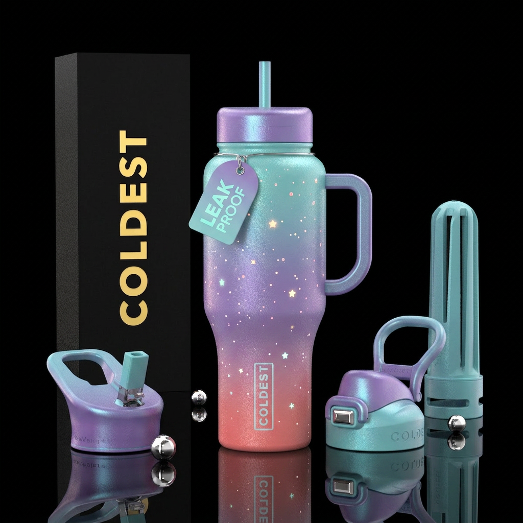 Twinkle Twilight water bottle design