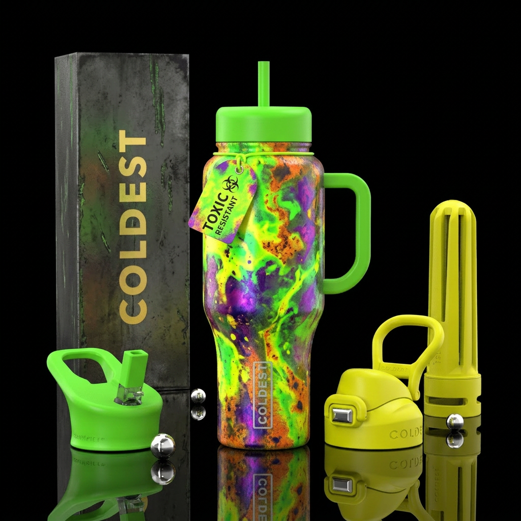 toxic waste water bottle design