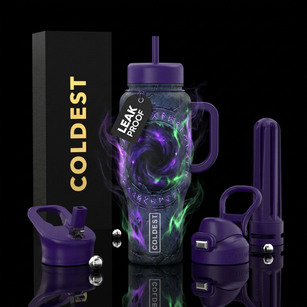 Supernatural, haunted, darkness water bottle design