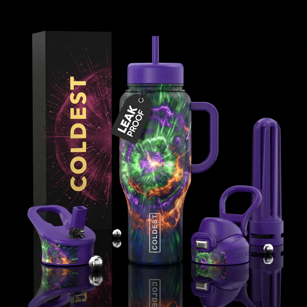 The radioactive explosion water bottle design