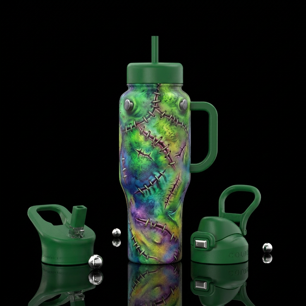 The Frankenstein water bottle design