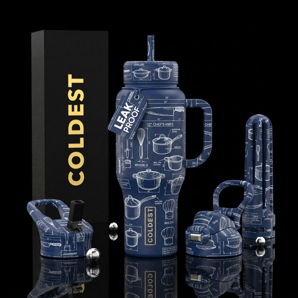 "Culinary Blueprint" One of the most unique ideas.... water bottle design