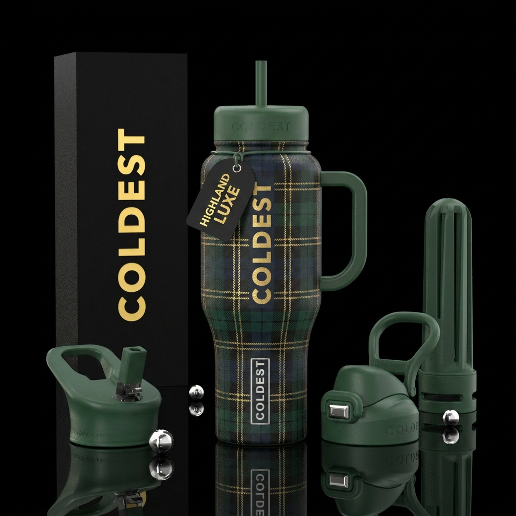 Highland Luxe (My Favorite) Think luxury cabin aes... water bottle design