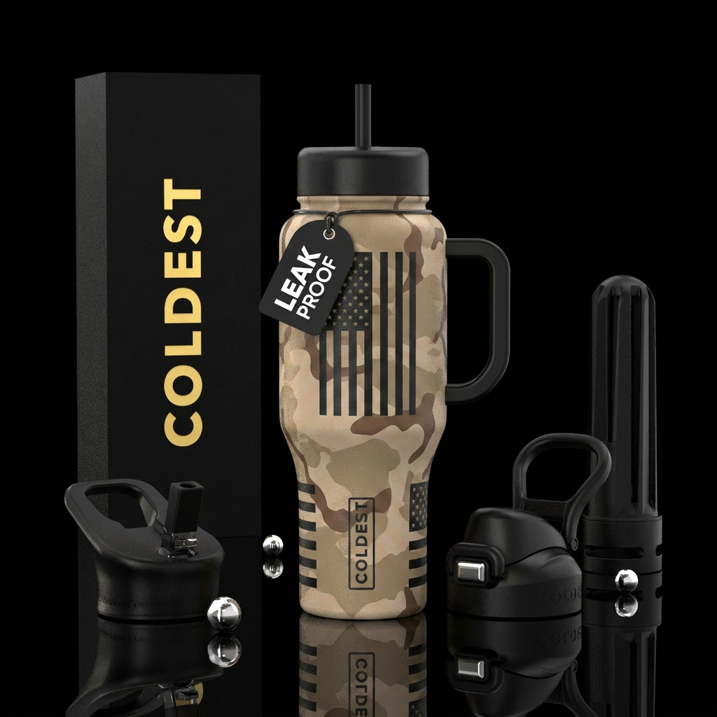 Desert Patriot (My Favorite) Background: Authentic... water bottle design