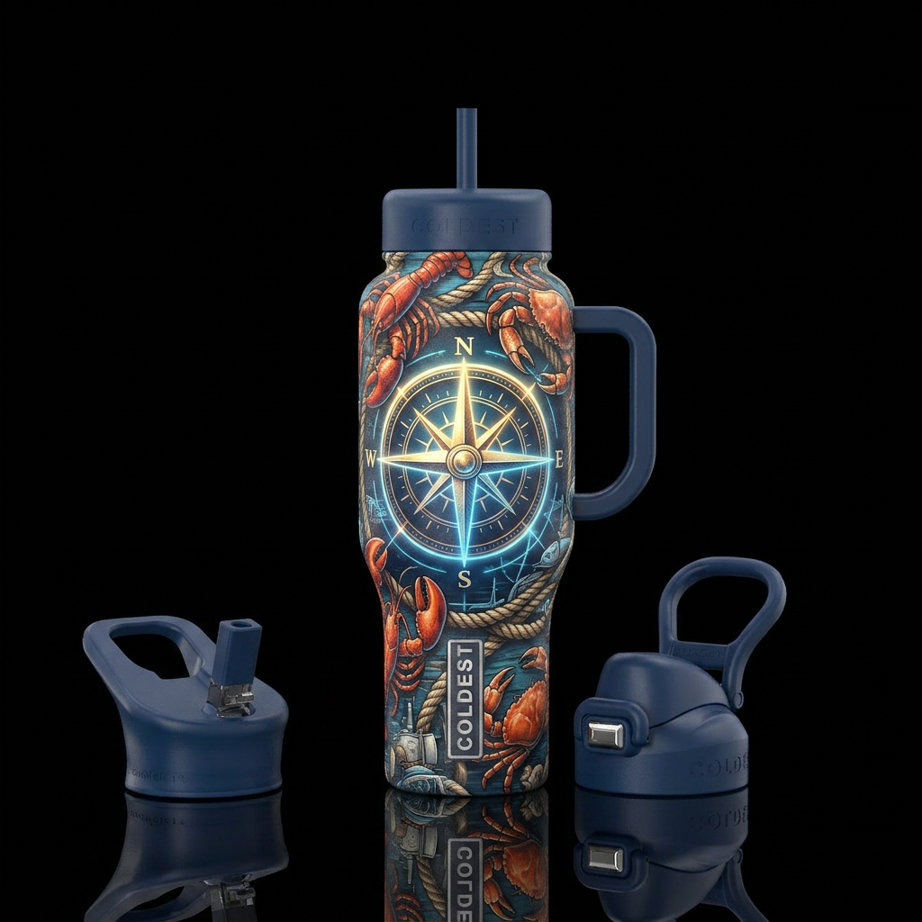 Captain's Catch A perfect companion to The Captain... water bottle design