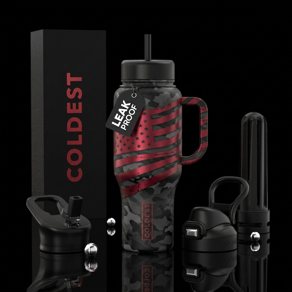 Blackhawk Freedom  A bold tactical-inspired tumble... water bottle design