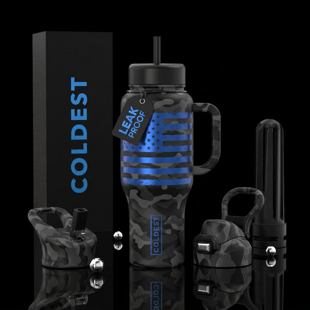 BlueHawk Freedom  A premium tactical-inspired tumb... water bottle design