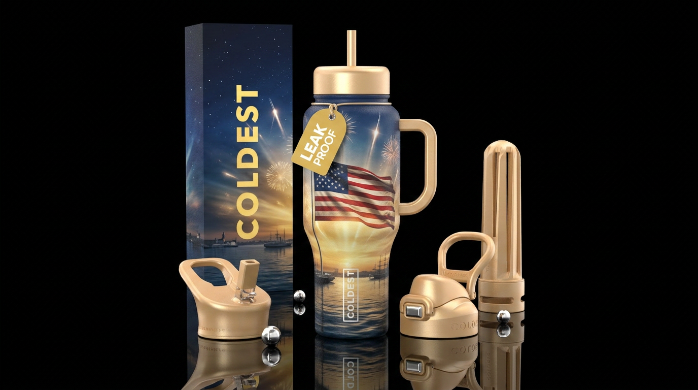 By the Dawn's Early Light  A breathtaking patrioti... water bottle design