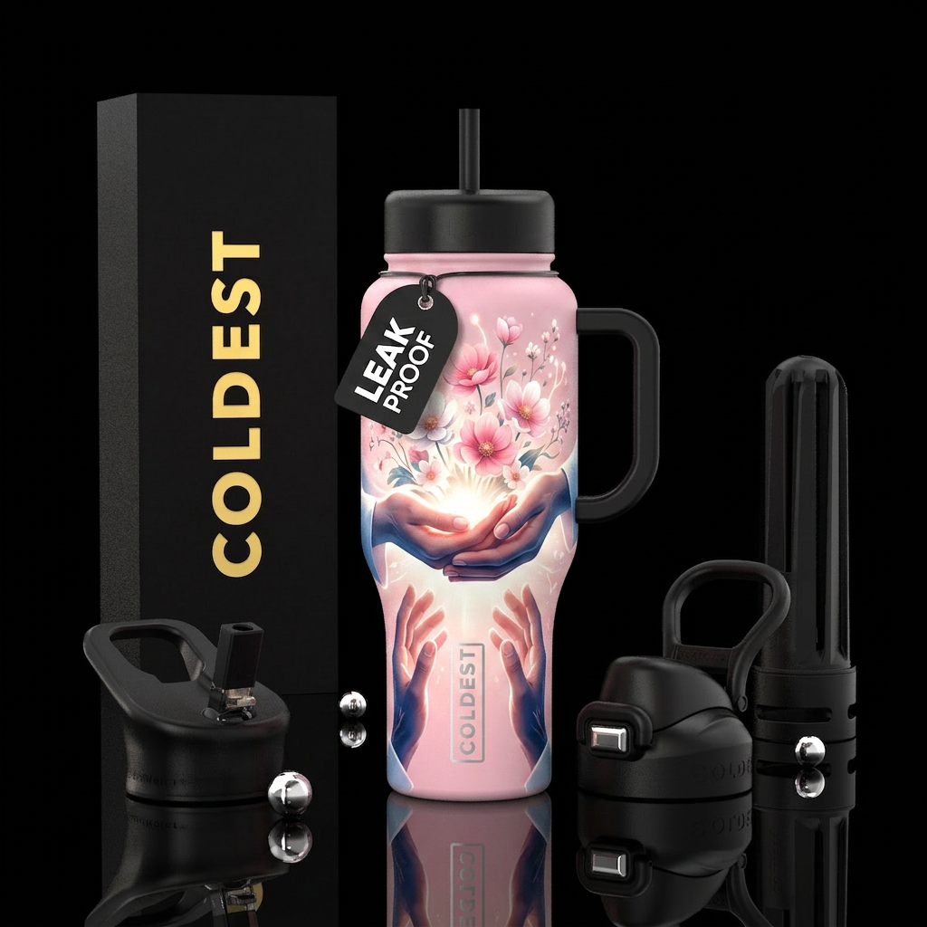 Healing Hands Theme: Care and kindness Design Real... water bottle design