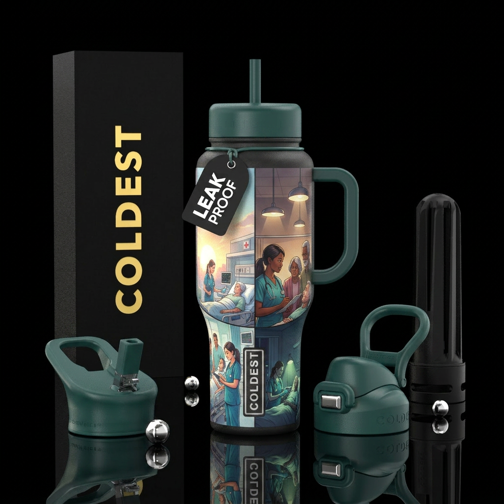 Through Every Shift Theme: A day in the life of a ... water bottle design