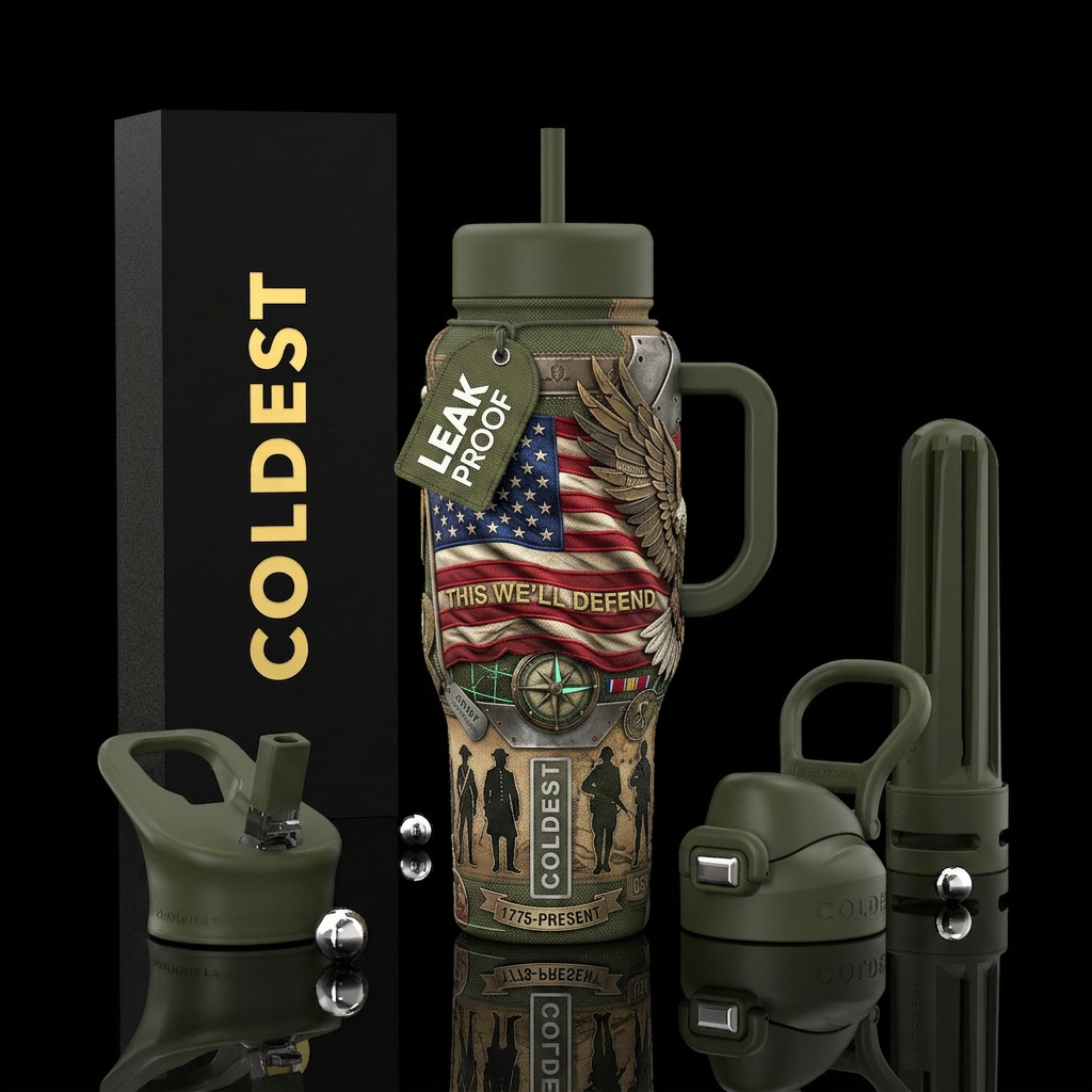 If your goal is a collector-level Army tumbler, do... water bottle design