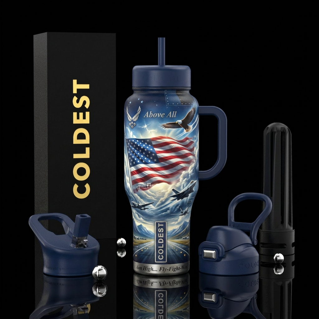 For the United States Air Force, I'd build somethi... water bottle design