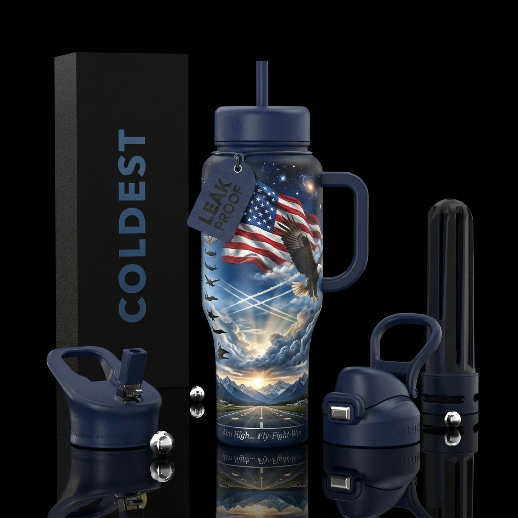For the United States Air Force, I'd build somethi... water bottle design