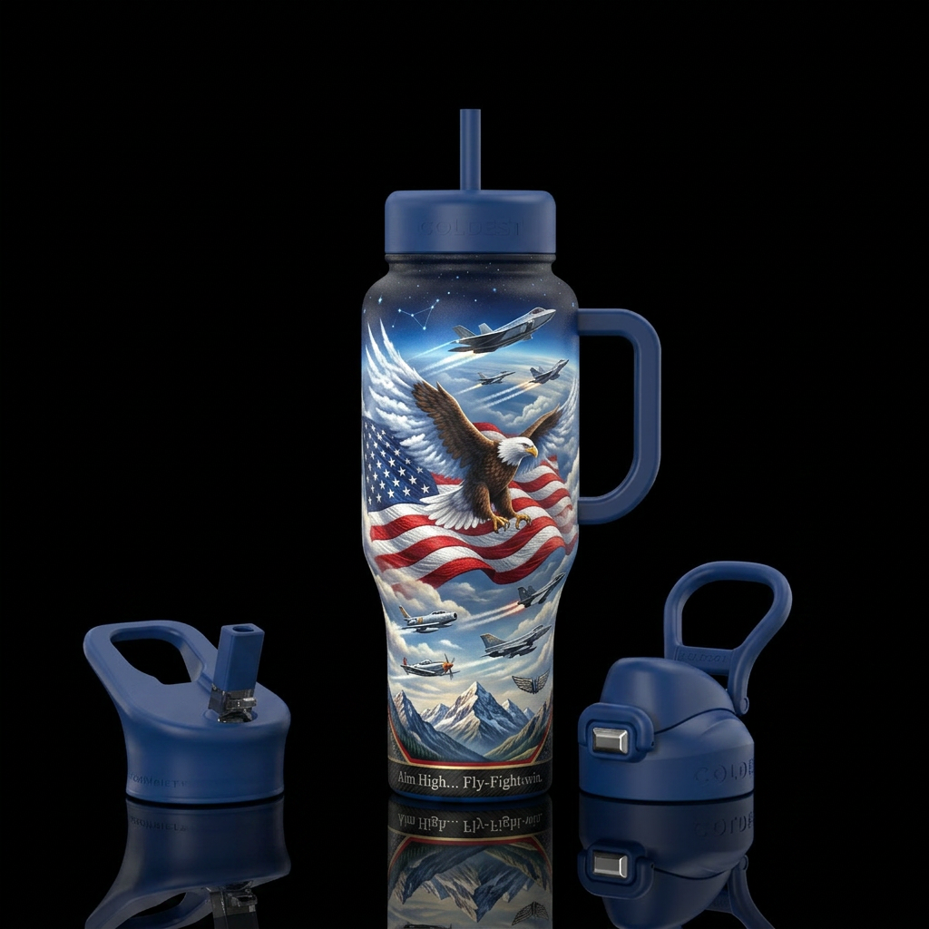 For the United States Air Force, I'd build somethi... water bottle design