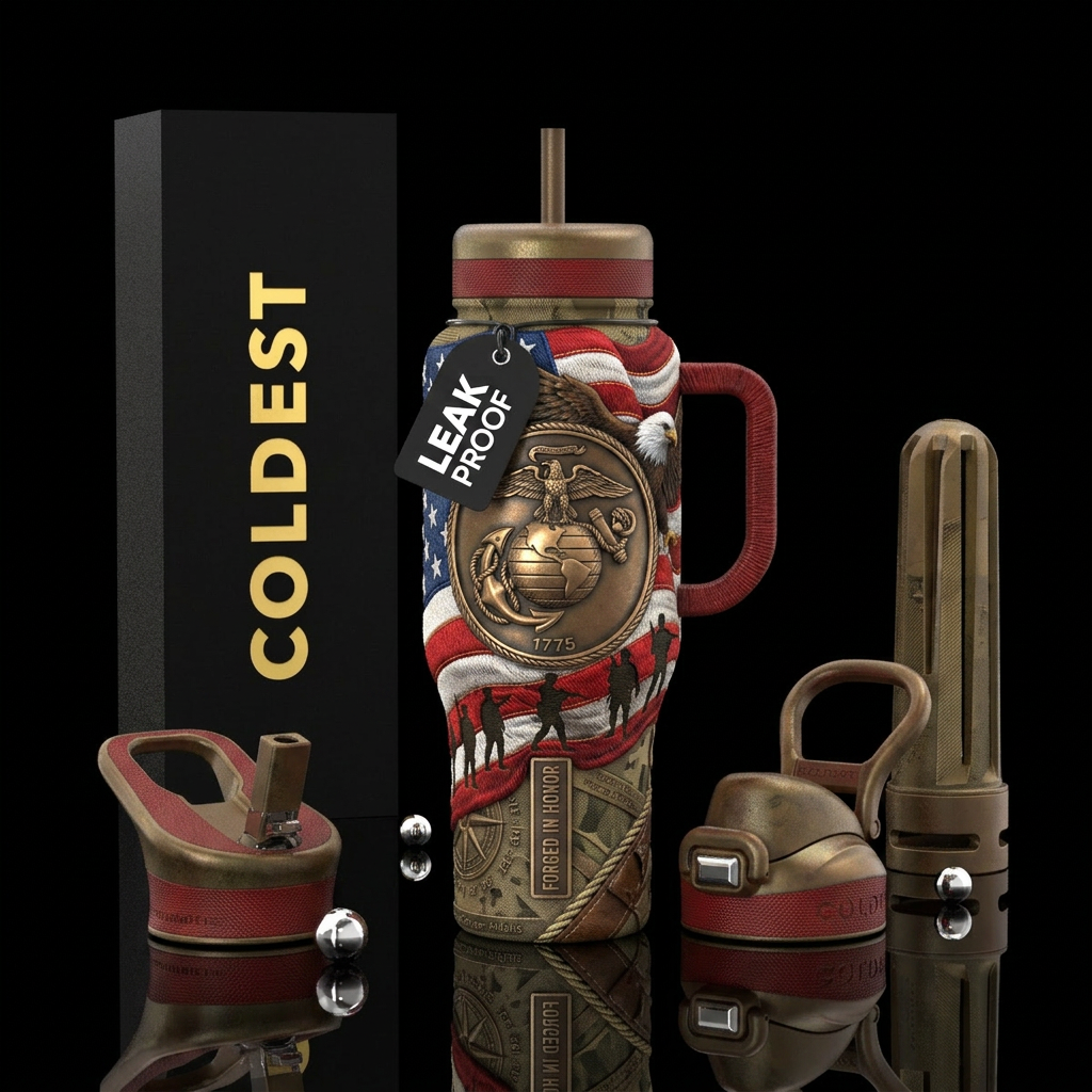 For the United States Marine Corps, I'd design som... water bottle design