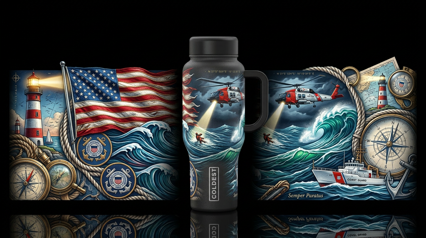 The United States Coast Guard is actually one of t... water bottle design