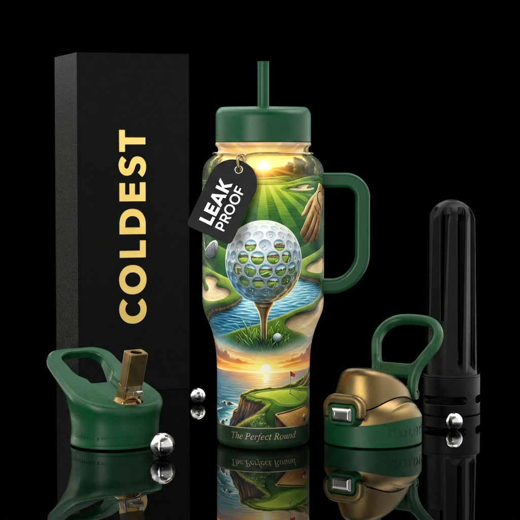 Golf is a great category because most golf tumbler... water bottle design