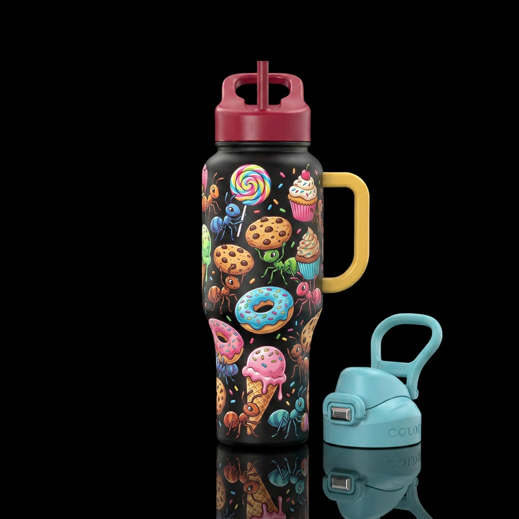Sweet Tooth Ants Entire colony discovered a candy ... water bottle design