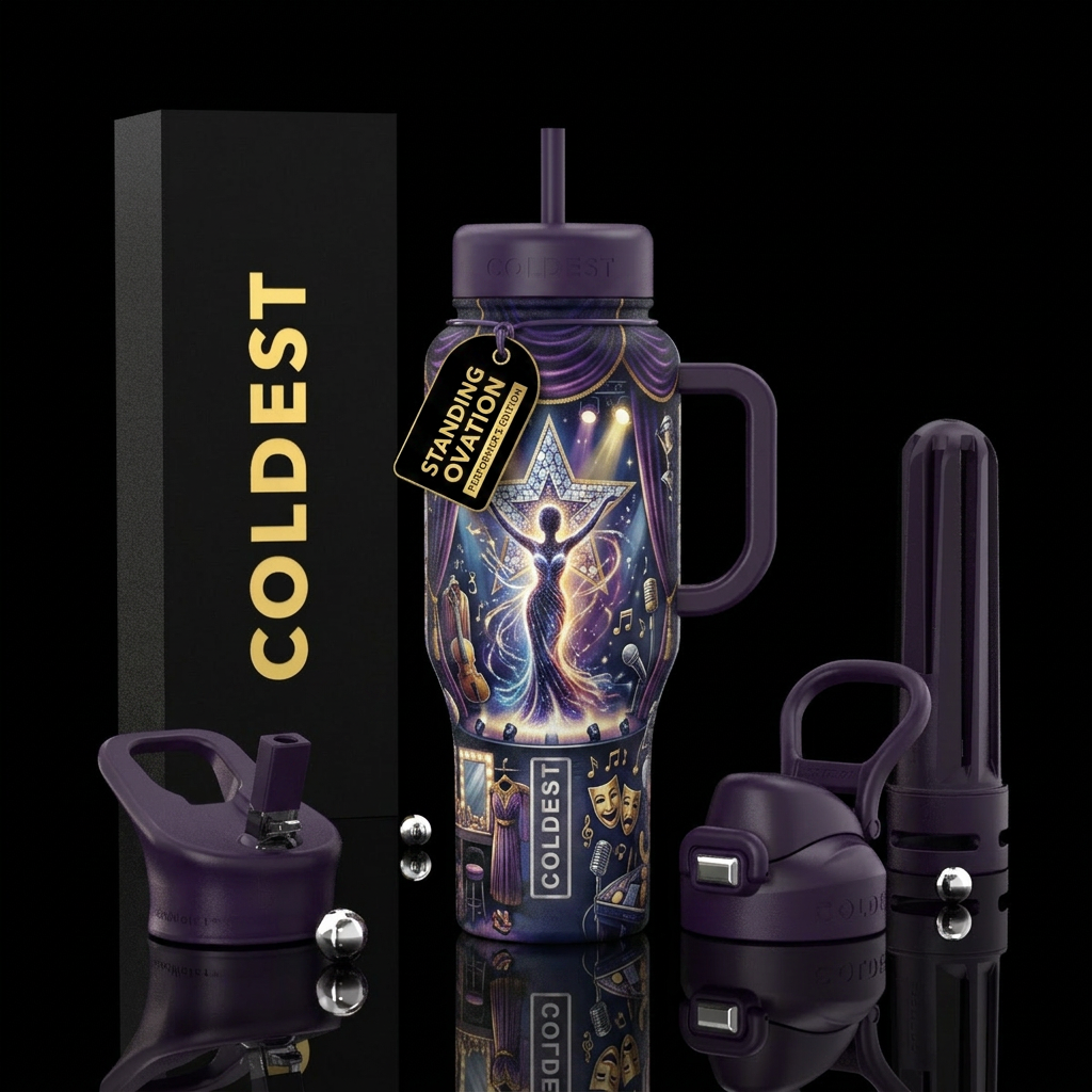 Standing Ovation  A premium collector's edition tu... water bottle design