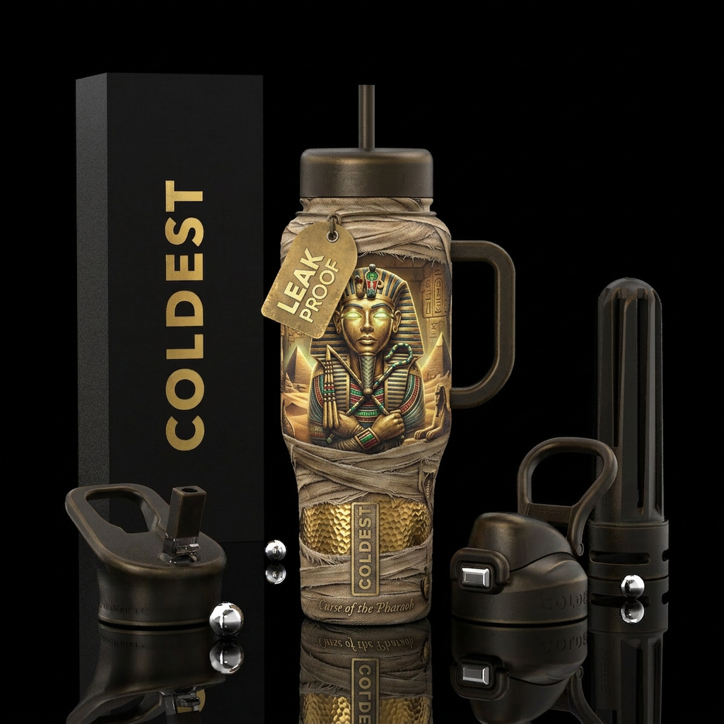 A Mummy-themed Limitless tumbler could be one of t... water bottle design