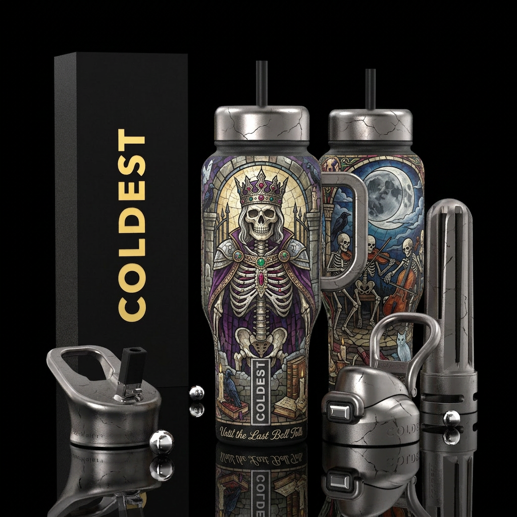 Dance of the Dead Other strong names: Bone Collect... water bottle design