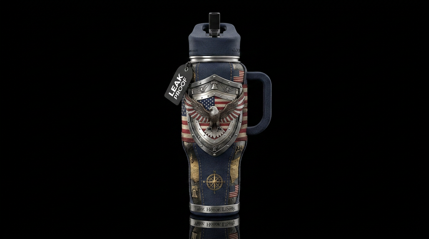 The American Sentinel Other strong names: Liberty ... water bottle design