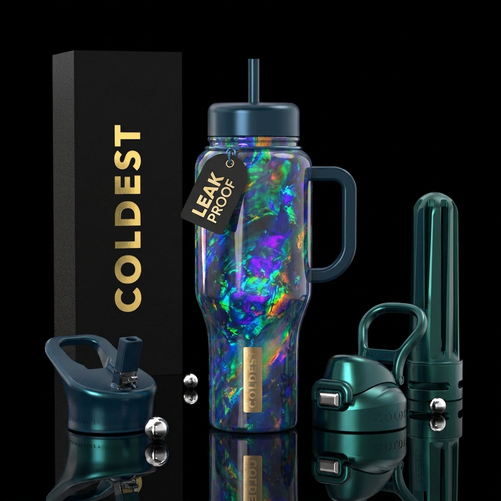 I want to design a coldest limitless tumbler for a... water bottle design