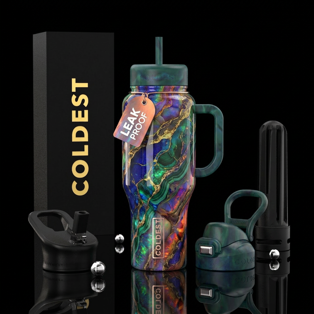 I want to design a coldest limitless tumbler for a... water bottle design