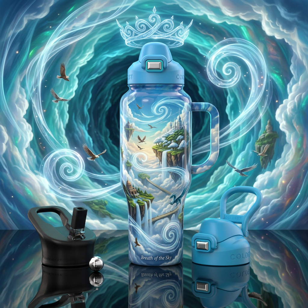 Wind Opal: Breath of the Sky Other premium names: ... water bottle design