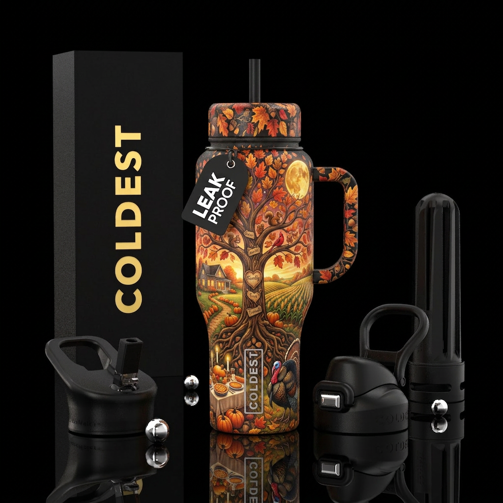 Harvest of Gratitude Other premium names: Autumn G... water bottle design