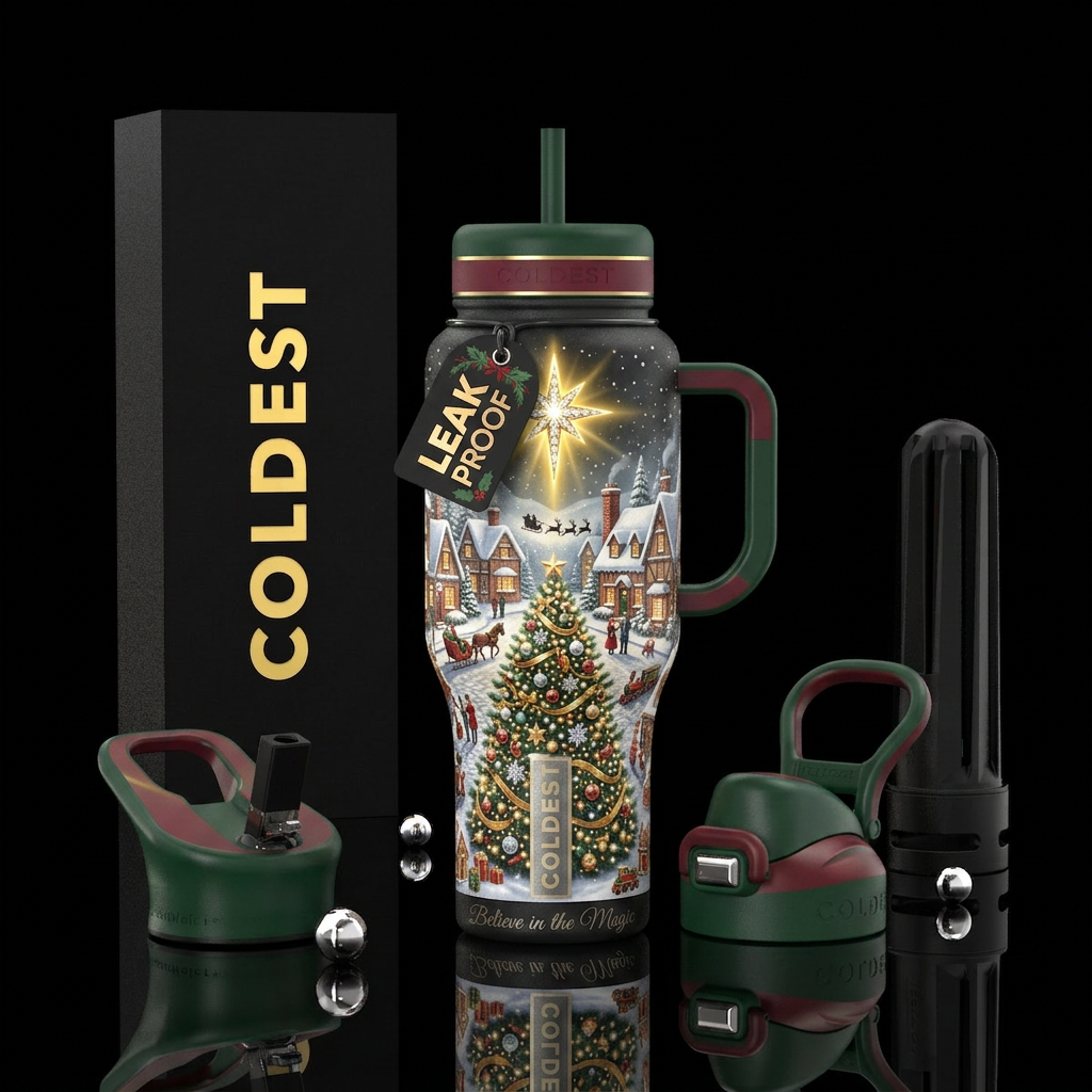 The Christmas Miracle Other premium names: Winter ... water bottle design