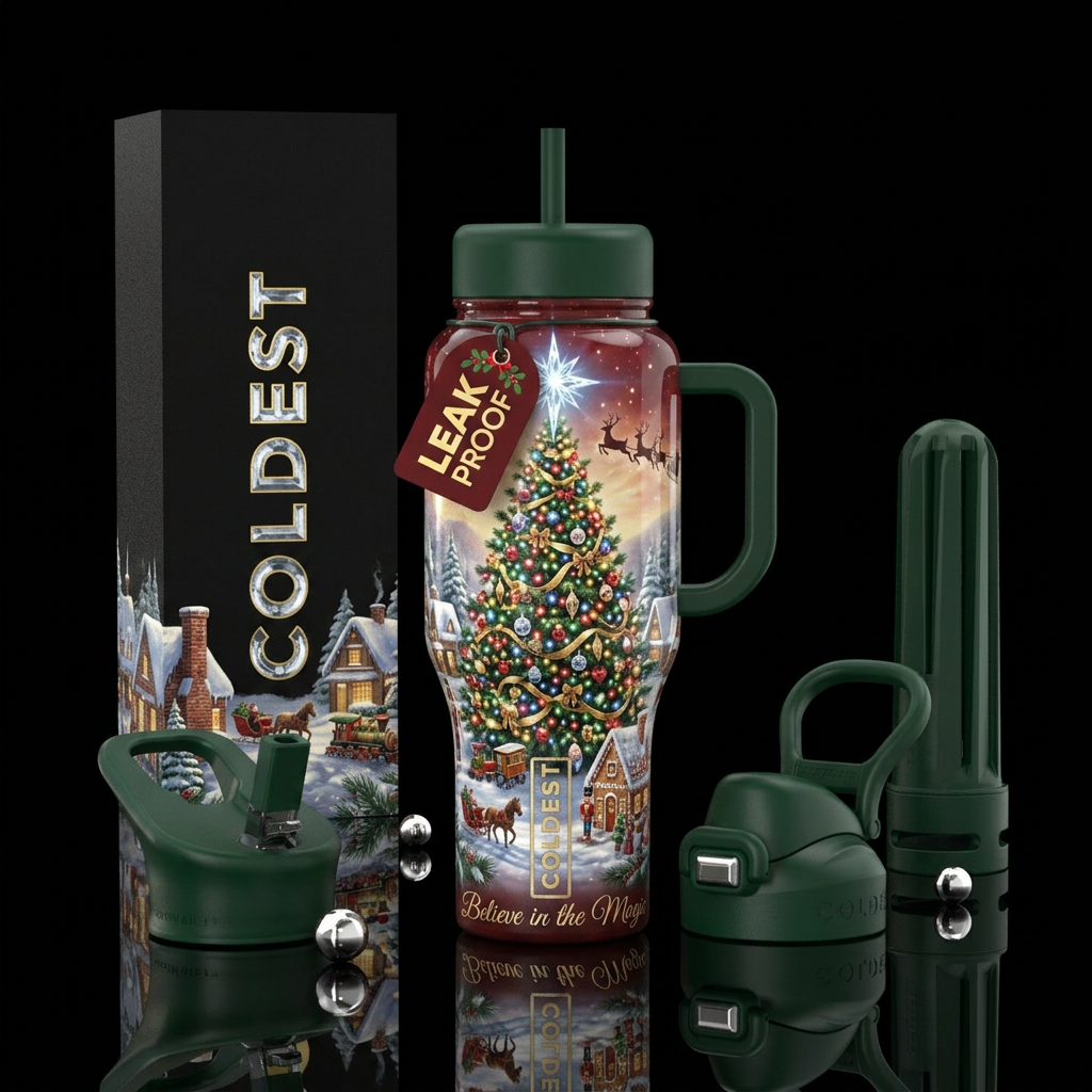 The Christmas Miracle Other premium names: Winter ... water bottle design