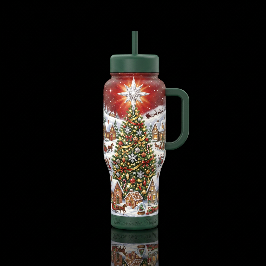 The Christmas Miracle Other premium names: Winter ... water bottle design