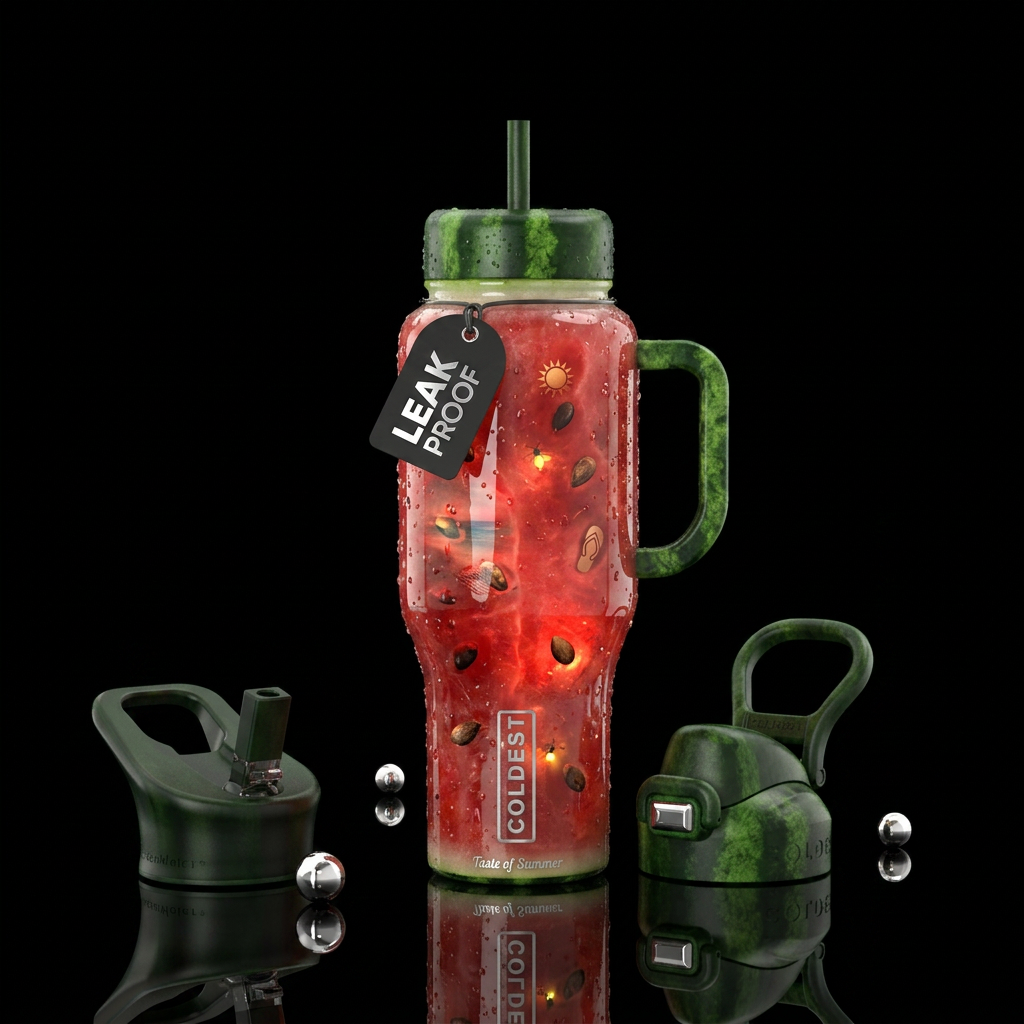 Summer Slice Other premium names: Watermelon Harve... water bottle design