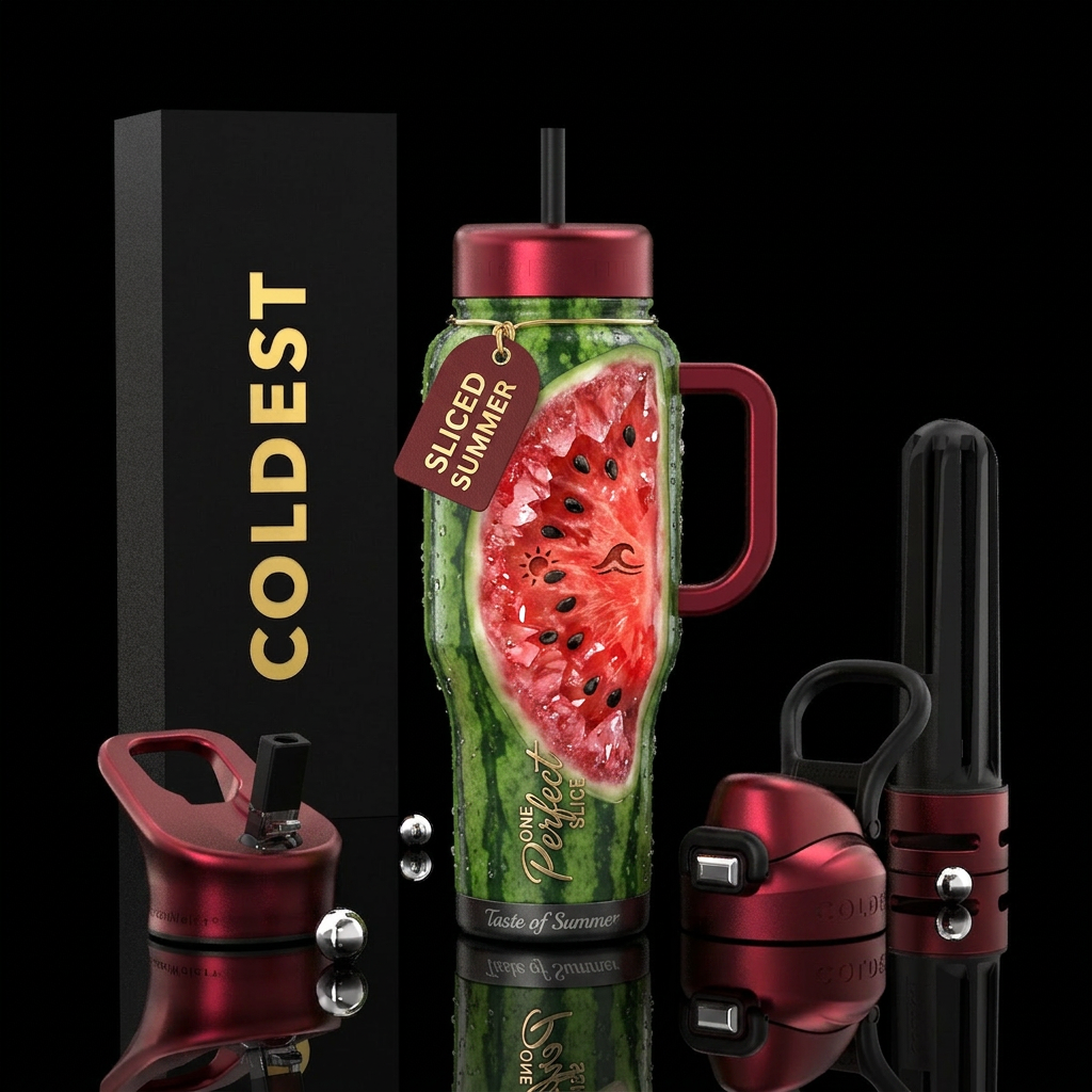 Summer Slice Other premium names: Watermelon Harve... water bottle design