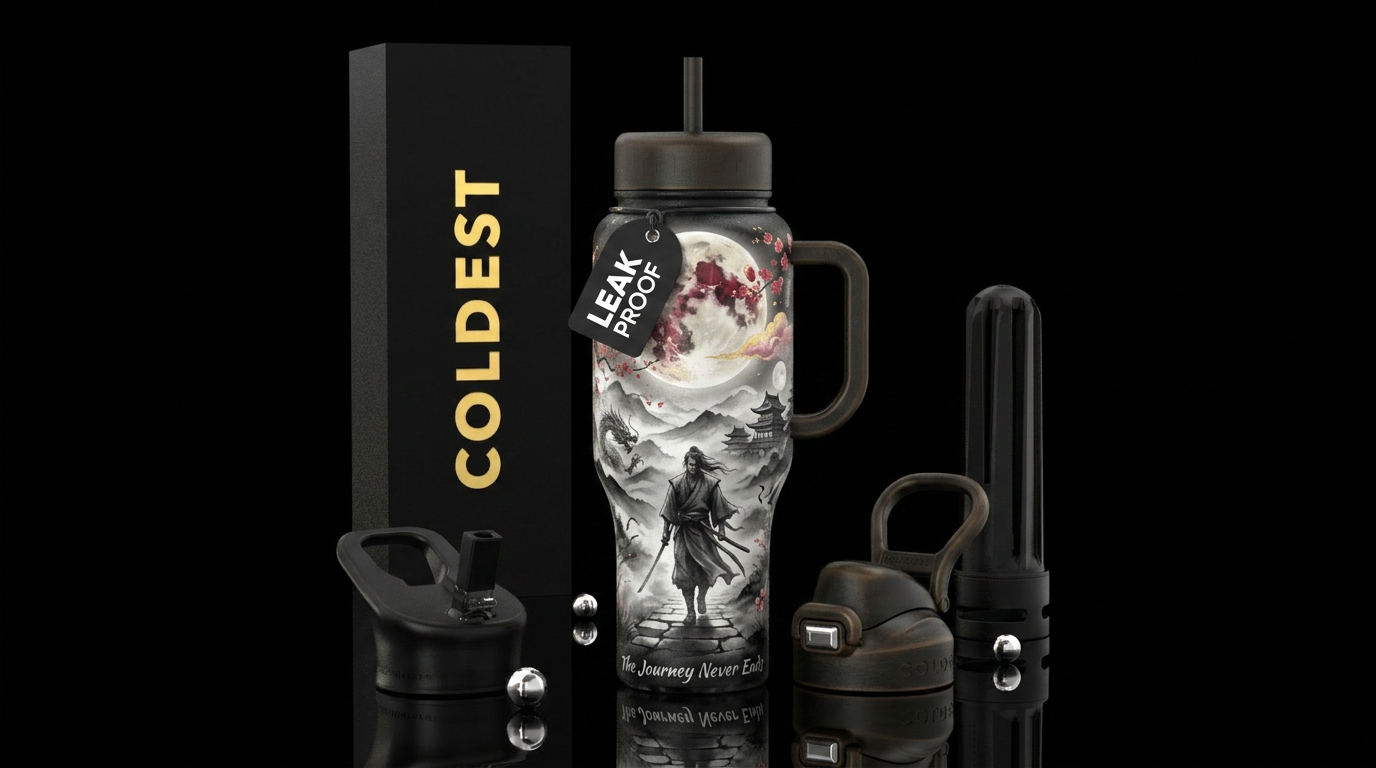 The Samurai's Journey Other premium names: Path of... water bottle design